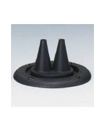 Twin Cable Gaiter / Grommet 105mm OD Black