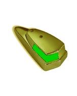 Nav Light Starboard Green Brass