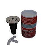 LeeSan Pump Out Deck Fitting, Stainless Steel
