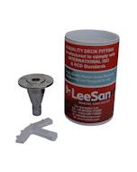LeeSan Rinse Out Deck Fitting, Stainless Steel