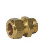 Male Stud Coupling 3/8" Compression x 1/4" BSP