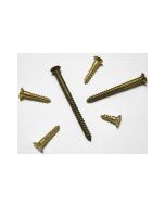 G8  Brass Slotted Countersunk Wood Screws