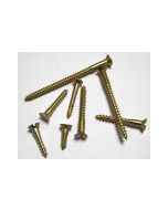 G12 Brass  Slotted  Countersunk Wood Screws
