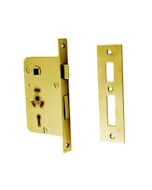 Mortise Lock Main Doors Brass Left