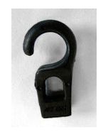 40mm Hook for Rope Dia 6mm with Eye Black