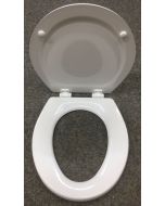 Seat & Lid For Large Bowl Sealand Toilets White