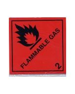 Flammable Gas 2  Sticker