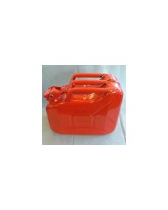 Metal Petrol Can Red 10ltr