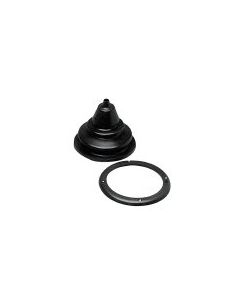 Cable Boot with Screwed Ring H110mm Black (O/D 150mm, Cut out 12