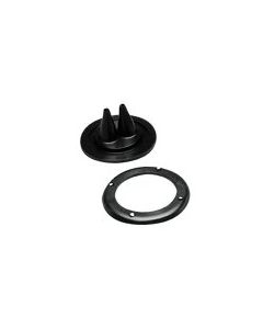 Cable Boot with Split Screwed Ring H52mm Black (O/D 115mm, Cut