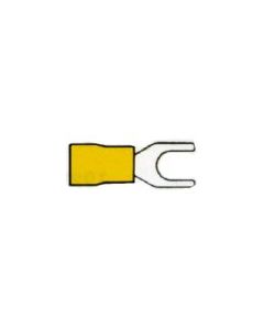 4.3mm Yellow Fork Type Insulated Terminal