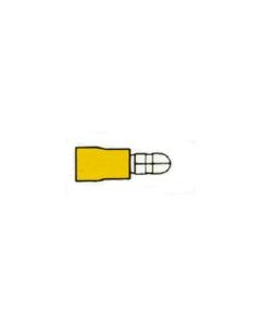 5.0mm Yellow Auto Bullet Male Insulated Terminal