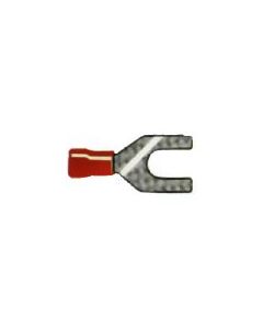 4.3mm Red Fork Type Insulated Terminal