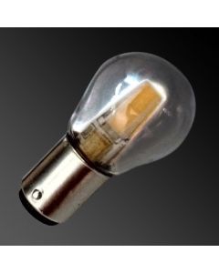 COB LED Ba15d Double Contact Bulb 130LM Warm White