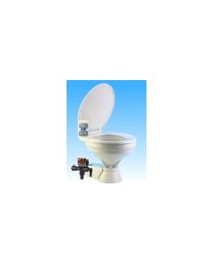 Jabsco Quiet Flush Regular Bowl Toilet with Solenoid Valve