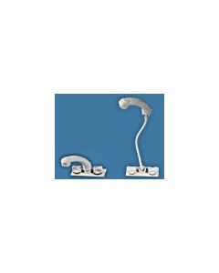 Whale Elegance  Mixer Combo Tap/Shower & Bracket (White)