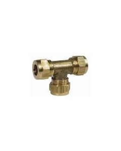 1/4" x 1/4" x 1/4" Equal Tee - Compression Fitting
