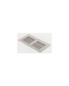 S/S Louvered Vent  Horizontal 128mm x 232mm