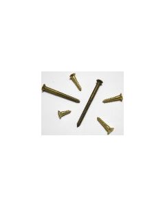 G6  Brass Slotted Countersunk Wood Screws