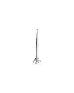 Stainless Steel Stanchion 25mm x 610mm c/w 2 holes