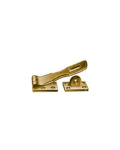 Heavy Duty Brass Hasp and Staple 75mm x 25mm