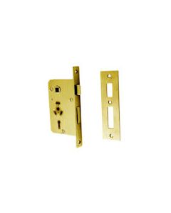 Mortise Lock Main Doors Brass Left