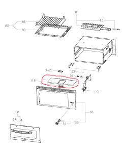 Dometic (SMEV) Mini Grill Deflector Plate & Magnet