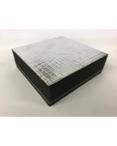 O Class Polymeric Barrier MetallIzed Polyester Face Soundproofing 32mm Thick 3ft x 2ft  Self Adhesiv