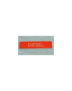 Diesel Boat Safety Sign Red