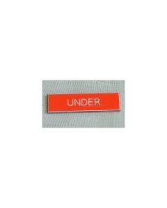 Under Boat Safety Sign Red