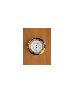 4.5" Thermometer & Hygrometer Solid Brass