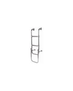 Folding Stainless Steel Boarding Ladder 3+1 Step 290mm W x 1000L