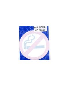 No Smoking Round Inside Stick Sticker