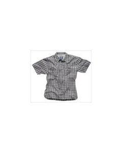 Gill Men's Short Sleeve Shirt - Steel Grey Check
