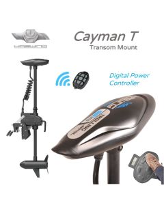 Haswing Cayman T  55lb Transom Mount Electric Outboard Motor with Wireless controller 12Volt